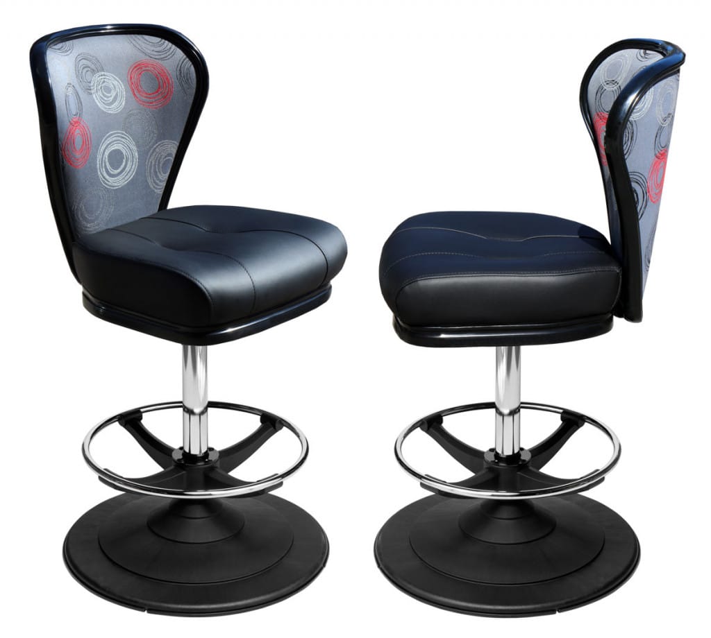 gaming stool and casino chair upholstery options