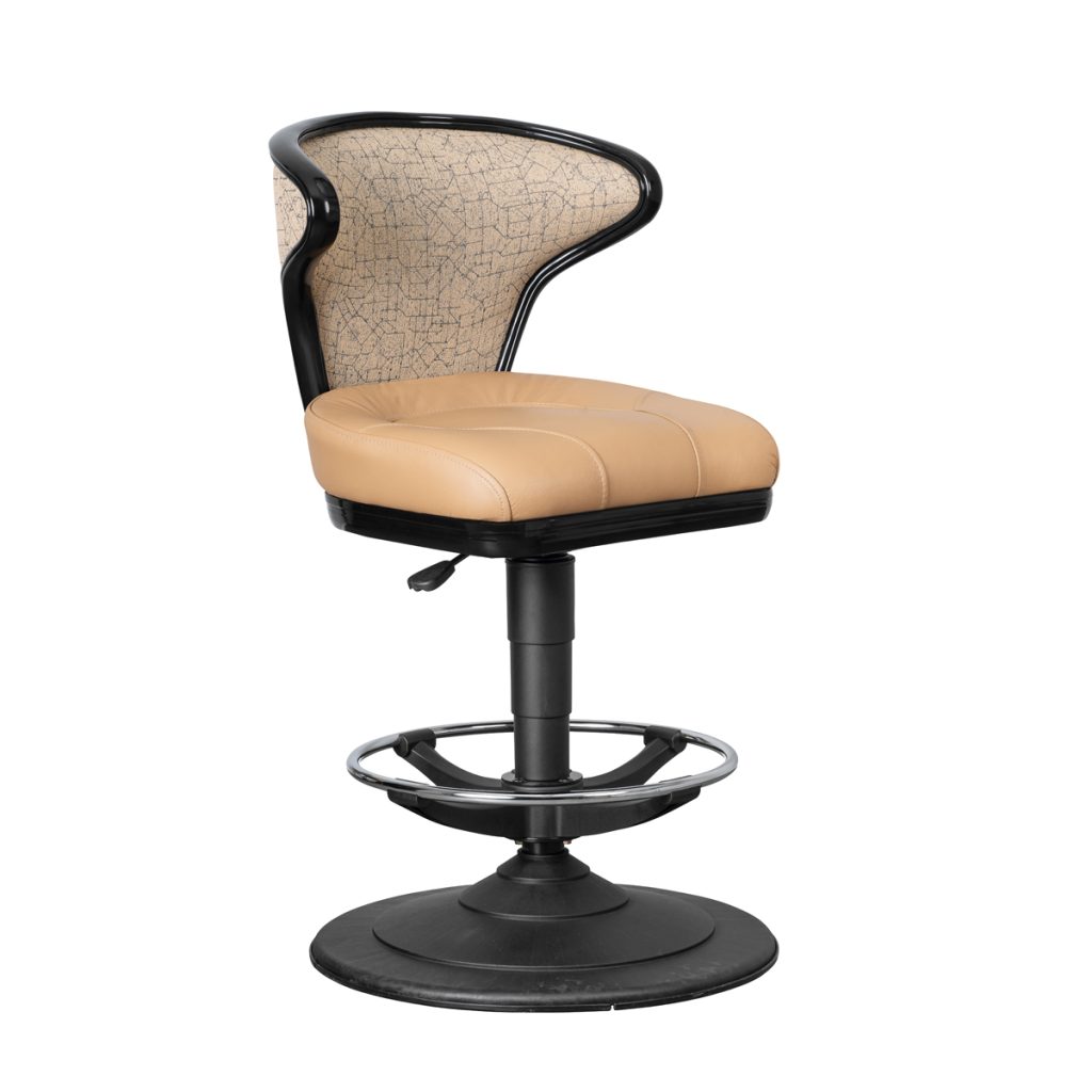 Mercury casino gaming chair for table games and slot machines