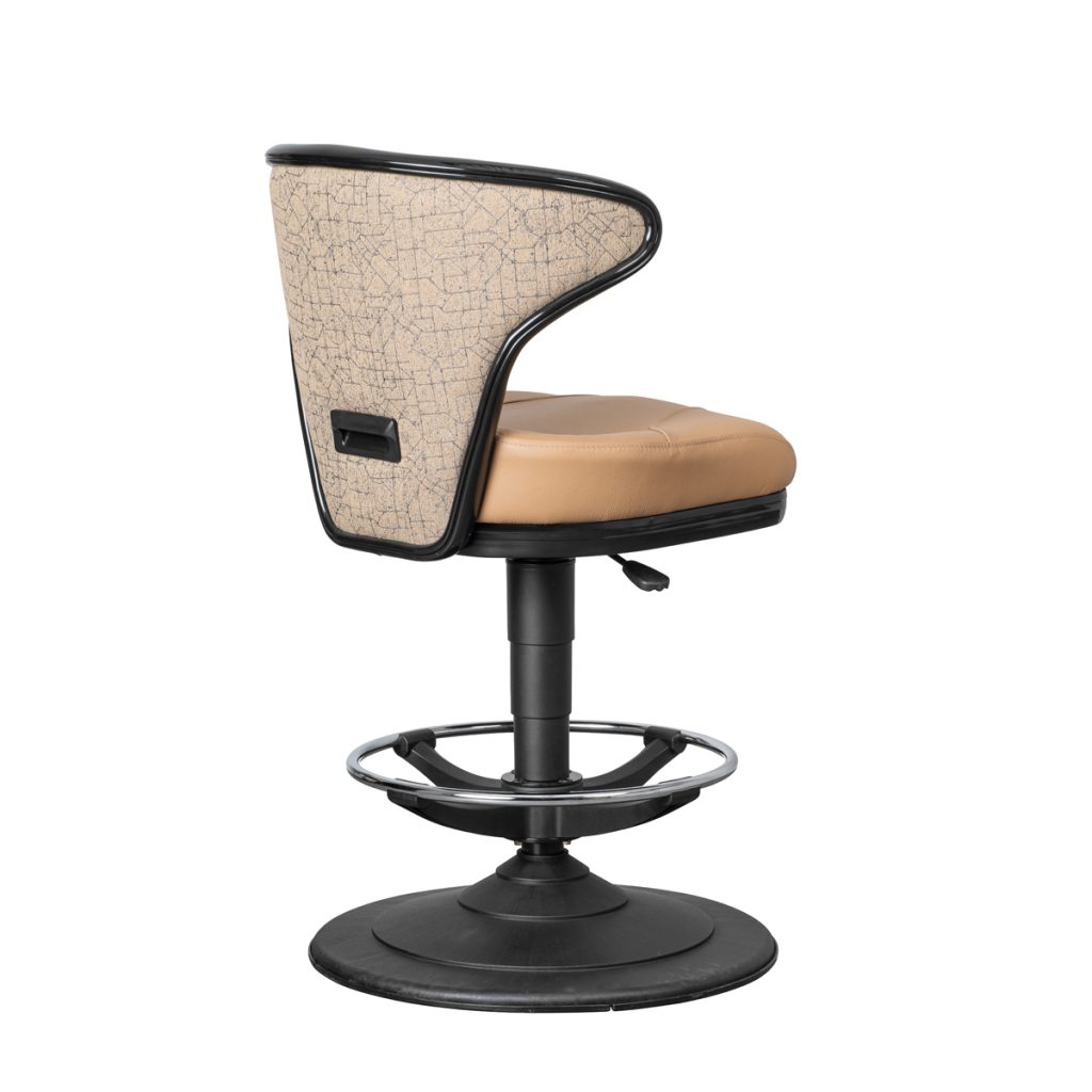 Mercury casino gaming chair for table games and slot machines