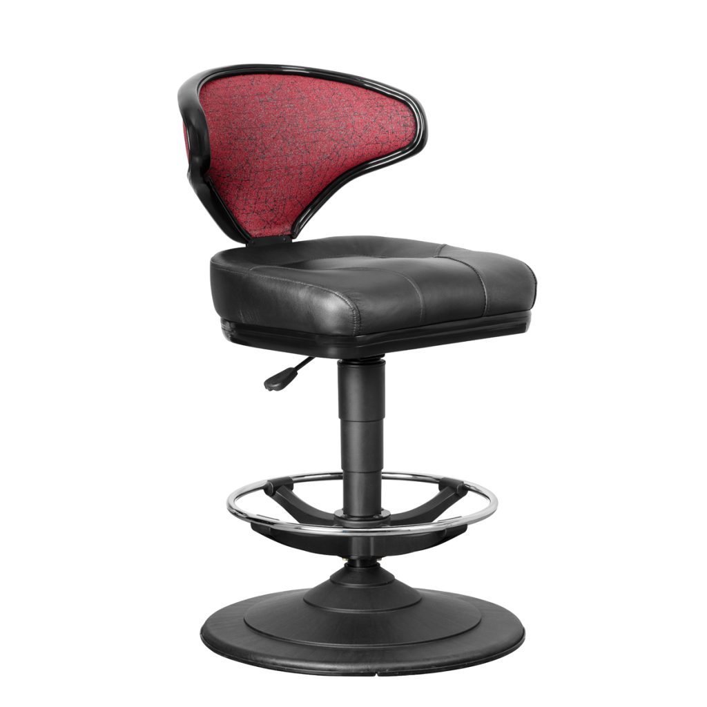 Venus casino gaming chair for table games and slot machines